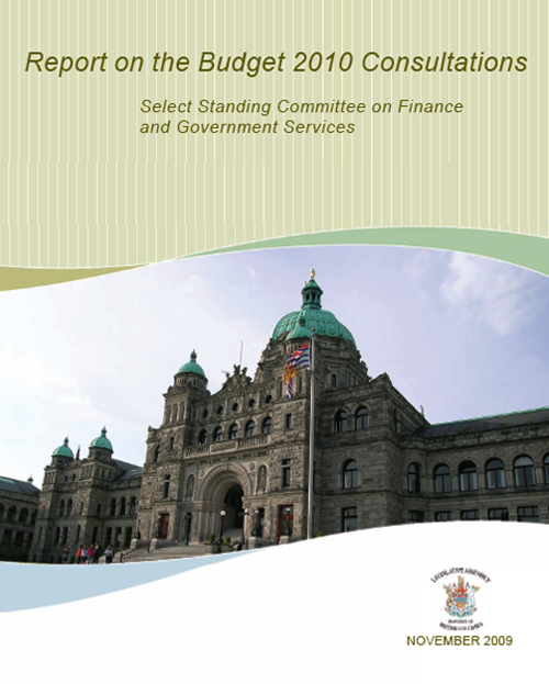 Budget Standing Committee Recommendations Report 2010